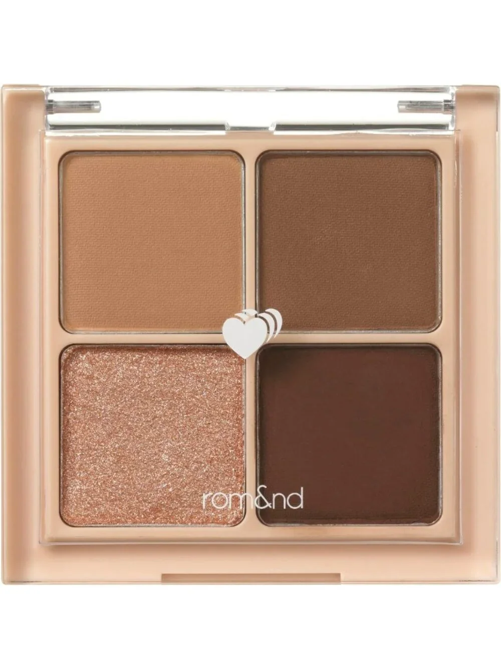 4 Color Mini Eye Shadow Palette - Natural Shades, Blendable, Matte & Shimmer
